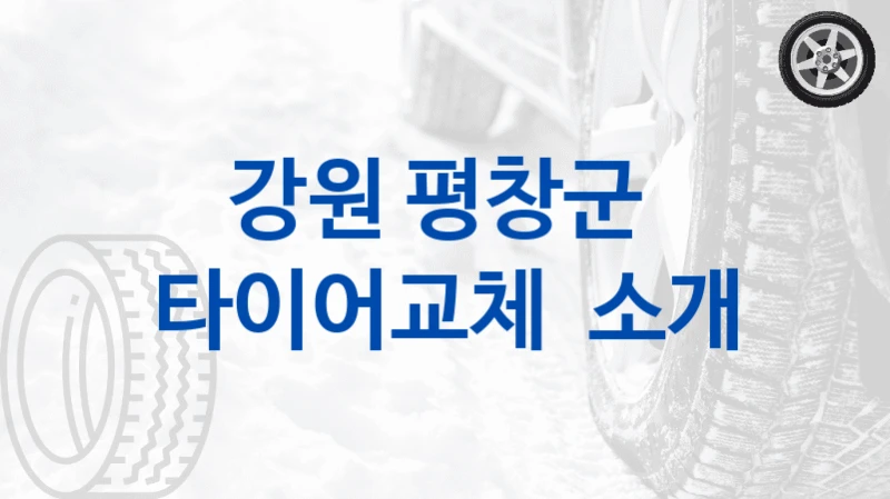강원 평창군 
타이어교체  소개