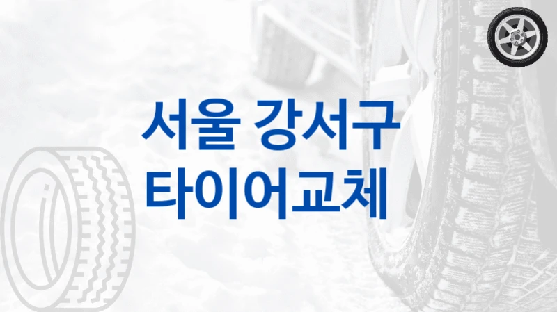 서울 강서구 
타이어교체