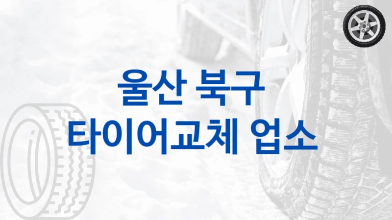 울산 북구 
타이어교체 업소
