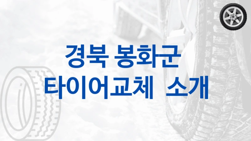 경북 봉화군 
타이어교체  소개