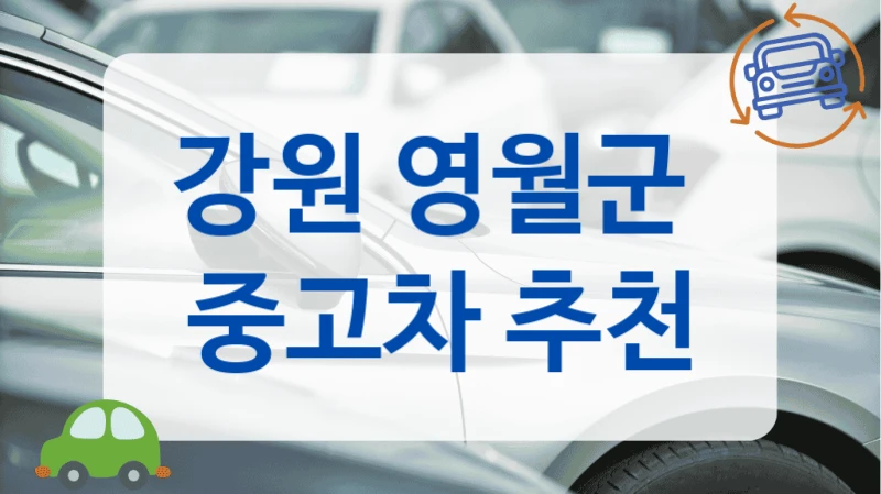 강원 영월군  중고차 추천